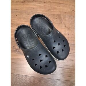 CROCS Disney Park Mickey‎ Mouse Black & White M 10 W 12 Convertible Clog